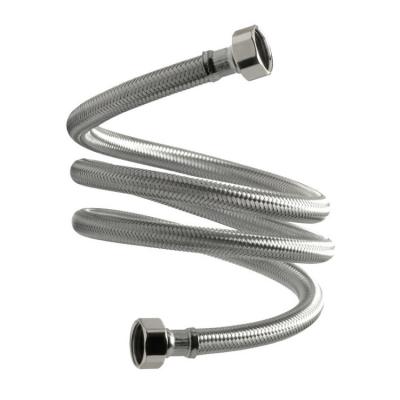 China 304 Stainless Steel Nylon Blended Hose Wire Braided Hose Round Bathroom Accessory for sale