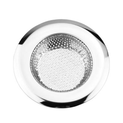 China Modern Diameter 77MM Rim Heavy Duty Stainless Steel Kitchen Sink Basket Strainer for sale