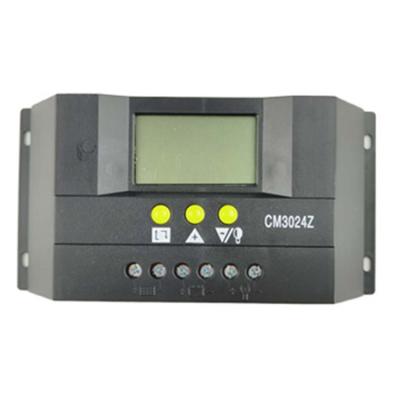 China CM3024Z 12/24V 30A PWM Automatic Solar System Controller Charge Controller Street Light Solar Controller for sale