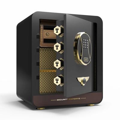 China Bank OUBAO office hotel safe box lock ammo box caja de fuerte gun lock office school hotel safe steel key electronic digital footprint fingerprint security digital for sale