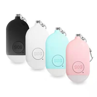 China Hotel Office Bank OUBAO Home Security Alarm Key Chain For Women Self Defense With LED Emergency Light And Anti-wolf Self Defense Siren Key Chain Set for sale