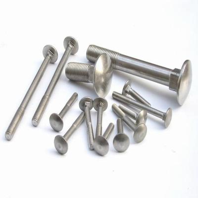 China 304 stainless steel din 603 stainless steel 316round head 316round neck M6 M8 M10 square carriage bolt for sale