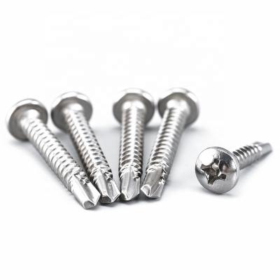 China DIN7504 ST4.8*25 Pan Head Philips Self Drilling 316 Stainless Steel Screw for sale