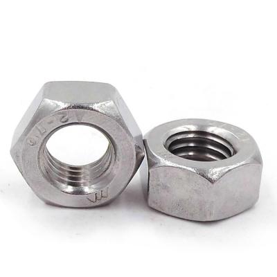 China Heavy Industry China Fasteners Manufacture A2 304 Stainless Steel Hex Nuts Din 934 for sale