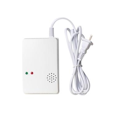 China Kitchen Wall Mounted Use Gas Leak Detector Security Alarm Methane LPG Wireless Gas Detector for sale