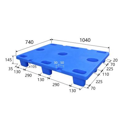 China Wholesale 1000x470x145mm FLAT SURFACE stackable and stackable plastic pallet for die cutting machine and aluminum stamping machine for sale