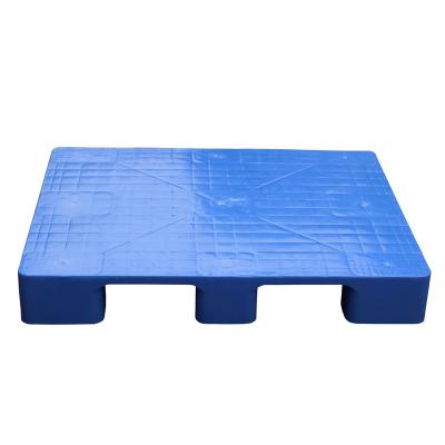 China 1000x800x140 mm Flat Surface Pallet Single Deck Single Faced Plastic Pallet For Warehouse And Printing Factory for sale