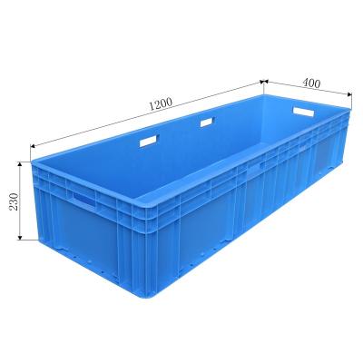 China Injection 400x1200x230mm High Quality Viable Cheap Reuse Plastic Moving Storage Industrial Eu Logistic Box for sale