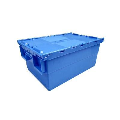 China Sustainable stackable heavy duty large size plastic mobile container with packing for sale for sale