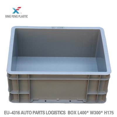 China Recyclable fast delivery durableinjection HDPE industry plastic turnover box for sale