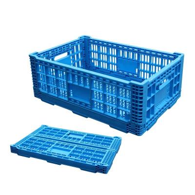 China Sustainable collapsible plastic crate for vegetable and fruit for sale for sale