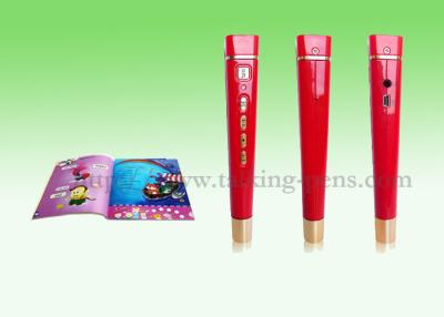 China Small Farsi Books Kids Talking Pen Red / White Support Recording CE ROHS for sale