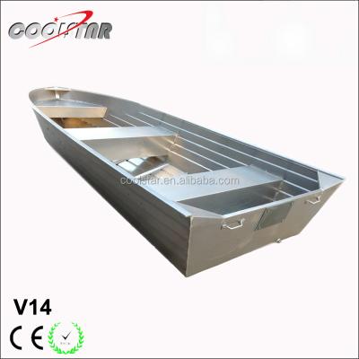 China Aluminum 15 Feet Small Bow V Small CE Sharp Bottom Aluminum Marking Vessel for sale