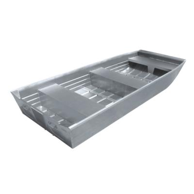 China 13ft 3.96m 1.2mm Thickness Aluminum Small P Shape Aluminum Fishing Boat With Flat Bottom for sale