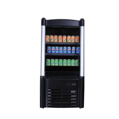 China Single-temperature Promotional Upright Refrigerator Open Refrigerated Display Cabinet for sale