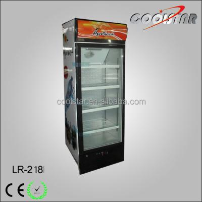 China Single-Temperature Commercial Vertical Refrigerator Showcase For Bottle Storage for sale