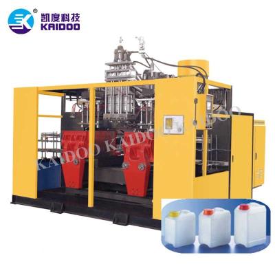 China Double station jerry can extrusion blow molding machine 5L 10L PE PP automatic plastic hollow plastic bottle extrusion blow molding machine KDBC90D for sale