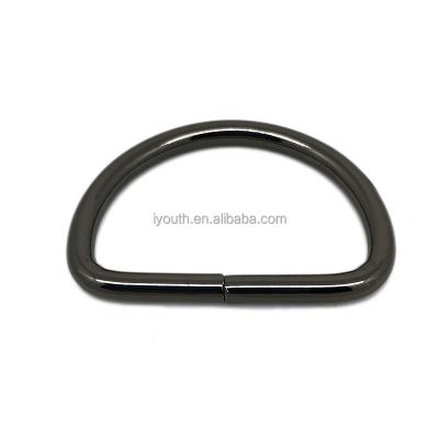 China Garment\jeans\DIY\bags\overlay black gunmetal D-ring carabiner for dog collar and purse for sale