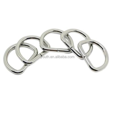 China Garment\jeans\DIY\bags\cover various size iron nickel-plated metal hook D-ring for bag parts accessories for sale