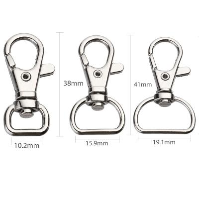 China Bag Parts Wholesale Various Size BM14YM05 Metal Alloy Snap Hook Key Chain For Bags for sale