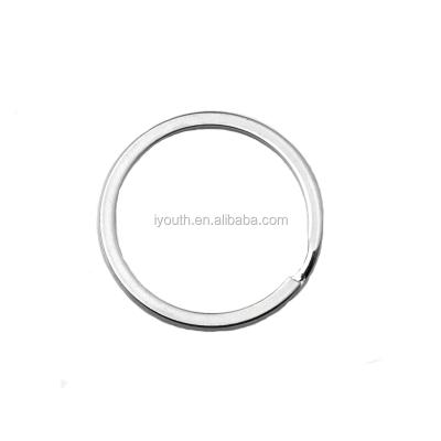 China Promotion Gifts Various Size Outside Diameter Flat Wire 304 Stainless Steel Split Ring for sale