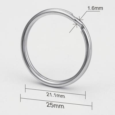 China Promotion Gifts 1inch Outside Diameter 25m Ring Keyring Wholesale Slot for sale