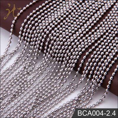 China CLASSIC Sold By The Meters Wholesale High Quality Nickel Free, Lead Free, Cadium Free Iron Ball Cheap Chain for sale