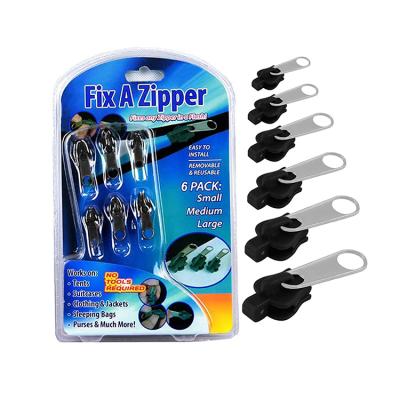 China Other Main Kit Tools Instant Fix A Plastic Zipper Repair Zipper Slider Tools Convenient Home Useful Black for sale