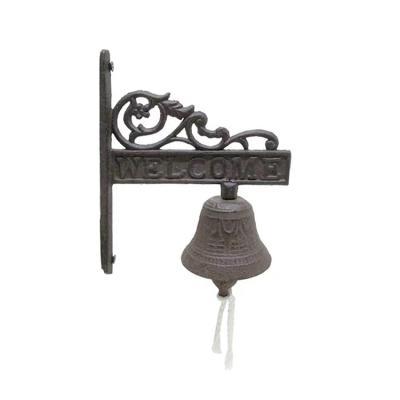 China Easy Installation Front Yard Sign Garden Ornaments Cast Iron Bird Doorbell Other Home Decor Wireless Doorbells for sale