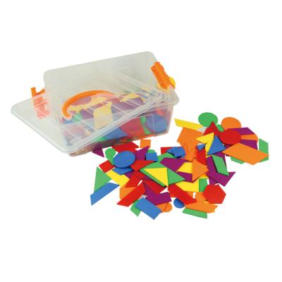 China Newest Selling Light Weight Safety Design Tangram Jigsaw Puzzle Educational Portable Funny Toy Interesting Unique Plastic Colorful IQ Game for sale