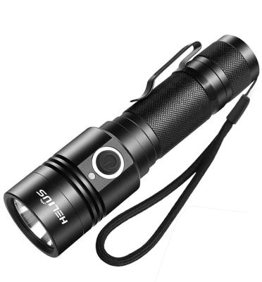 China Super Bright Powerful Outdoor Camping Tactical Led Torch USB Light 4 Modes Waterproof Rechargeable Torch Light Flashlight for sale