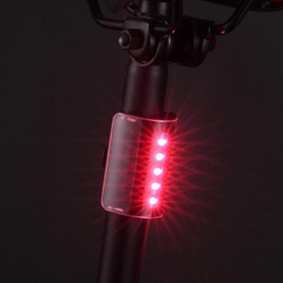 China Smart Bicycle Rear Warning Taillight Motion Induction Touch Control Light USB Charging Waterproof Bicycle Tail Lights 6.5*4.2cm for sale