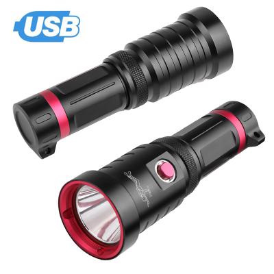 China Super Power Long Range Waterproof Super Bright Scuba Diving Torch Underwater Led Flashlight for sale