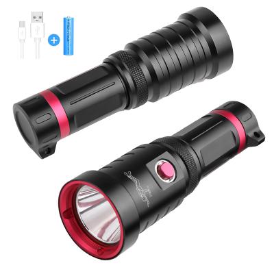 China Super Power Waterproof 3 Modes Most Powerful XHP70 Aluminum Led Professionalscuba Cree Led Instant Diving Light for sale