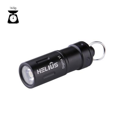 China Small Size Waterproof Lightweight USB Mini Torch Keychain Light Rechargeable Led Emergency Key Chain for sale