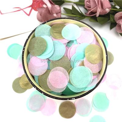 China Hot Sale Novelty Ideas ECO-friendly Biodegradable Confetti for Blaster Made by Rice Paper for sale