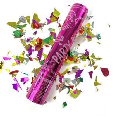 China Wedding Eco Friendly Confetti Cannon Confetti Party Poppers Handheld for sale