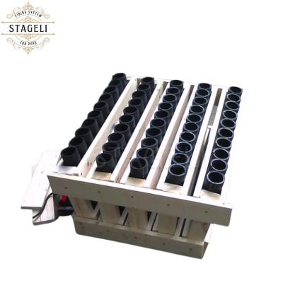 China Versatile Wooden Fireworks Frame Racks Display Mortar Racks for sale