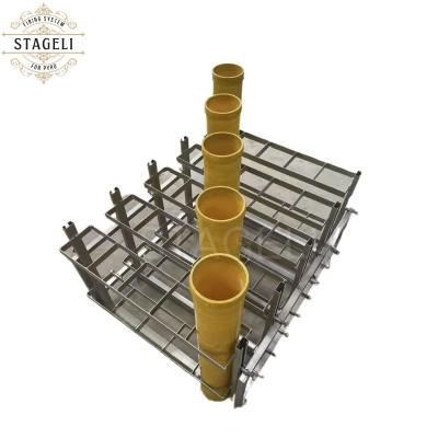 China 1.2 Inch Single Shots Fireworks Pyrotechnic Aluminum Alloy Display Racks Fireworks Racks Fireworks Launch Platforms for sale