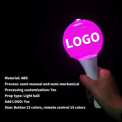 China Festival LED Ball Sticks Light Up Ball Wand Voor Concert Voorzieningen, LED Glow Blinking Stick Te koop