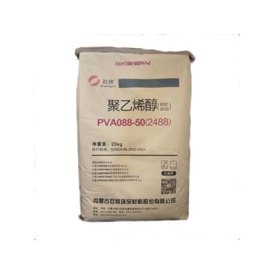 Chine PVA 2488a Alcool polyvinylique PVA 2488 poudre PVA fabriquée en Chine SHUANGXIN 088-50 à vendre