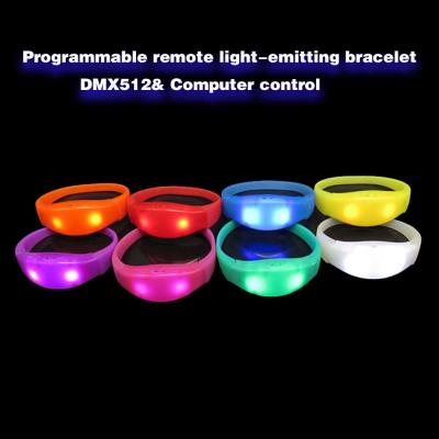 China LED Light up Bracelet Party Supplies for Kids Adults Flashing LED Bracelet for Concerts Birthday Carnival Festivals Part for sale