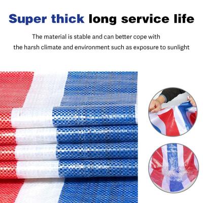 China Waterproof and UV Treated PE Tarpaulin for Car Colorful Woven Cover Sheet for sale