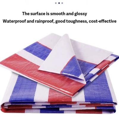 China PE Medium Weight Outdoor Solid Tarpaulin Tarp Waterproof Cover for Ground Camping for sale