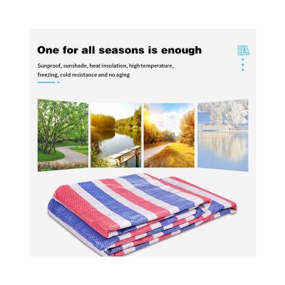 China Waterproof Customized Weight Laminated PE Tarpaulin Plastic Tarps Fabric Sheet For Outdoor Truck Cover for sale