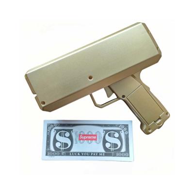 China Shooting Money Making It Rain Money Gun Shooter Handheld Fake Bill Dispenser Toy Custom Electric Money Guns For Party for sale