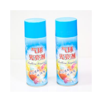 China 450 ml Balloon Polish Spray for Decoration Latex Balloon Shining Accessories for Wedding Party Decorations for sale