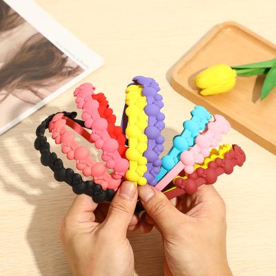 China Ladies Plastic Popular Simple Headband Fashion Hair Bands Plastic Hair Accessories for sale