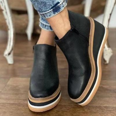 China New Arrival Causal Waterproof Slip Deodorization Women Boots Winter Chunky Boots for sale