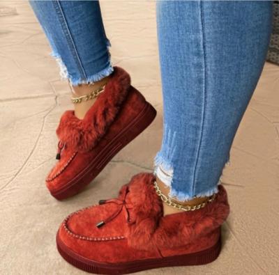 China Hot Sale Flat Chunky Shoes Women Boots Stylish Comfortable Breathable Soft Woman Shoes Casual Boots for sale